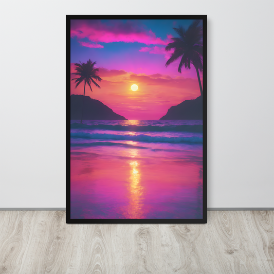 Ocean sunset - Posterix